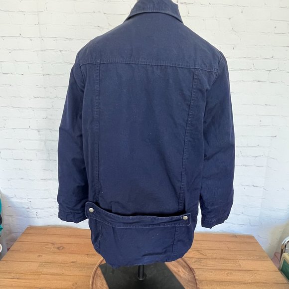 1950’s White Stag - Navy Blue Canvas Jacket - Size Medium - Picture 3 of 9